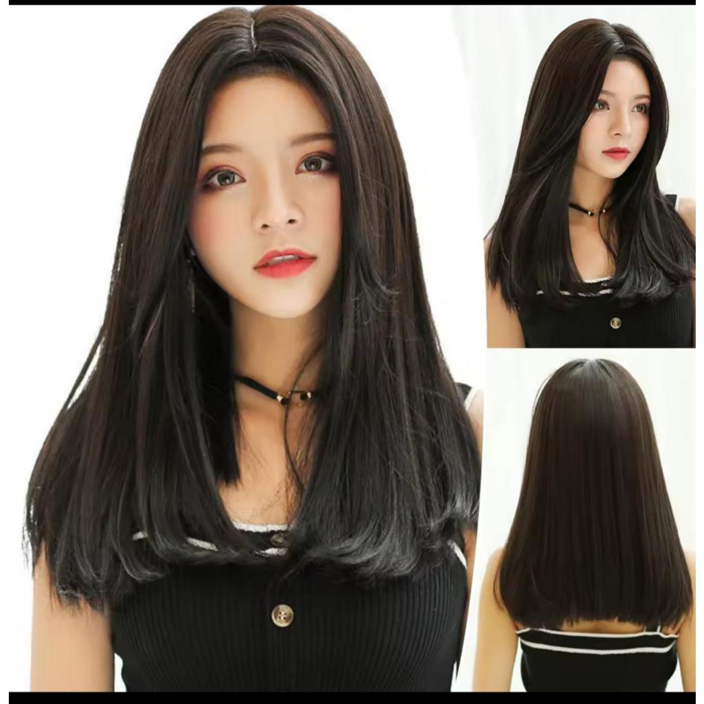 Wig bob tanpa poni wig bob pendek tanpa poni