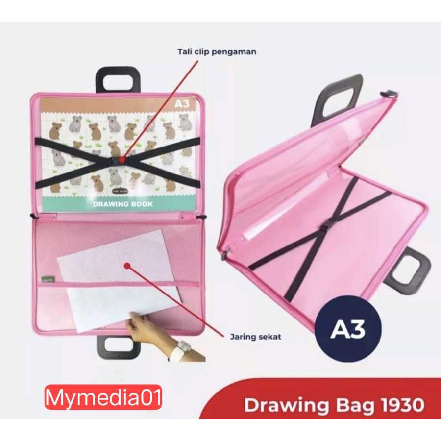 

DRAWING BAG A3 TAS BUKU GAMBAR A3TOPLA 1930 (6 VARIANT WARNA) TERLARIS