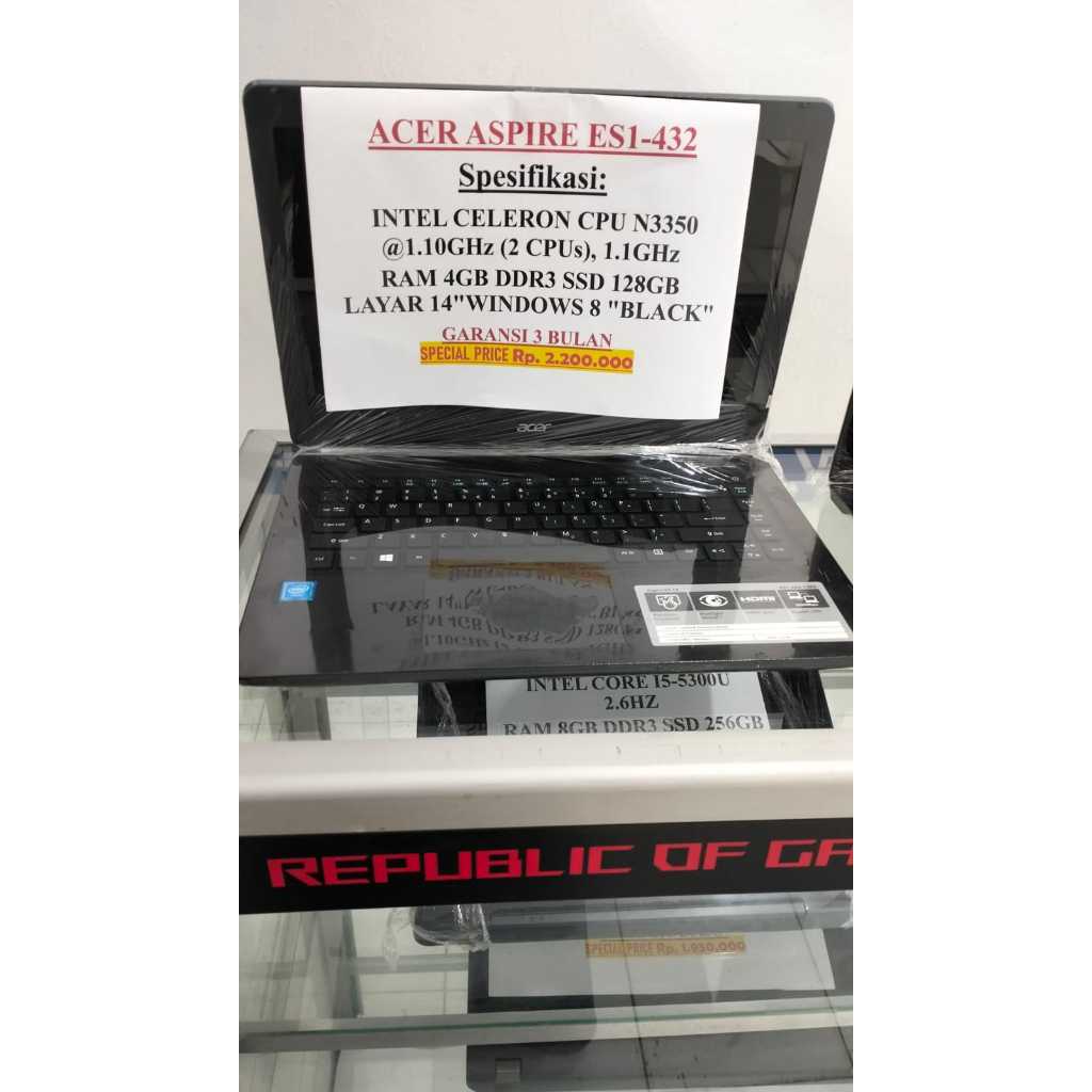 Laptop Acer Aspire ES1-432 Second