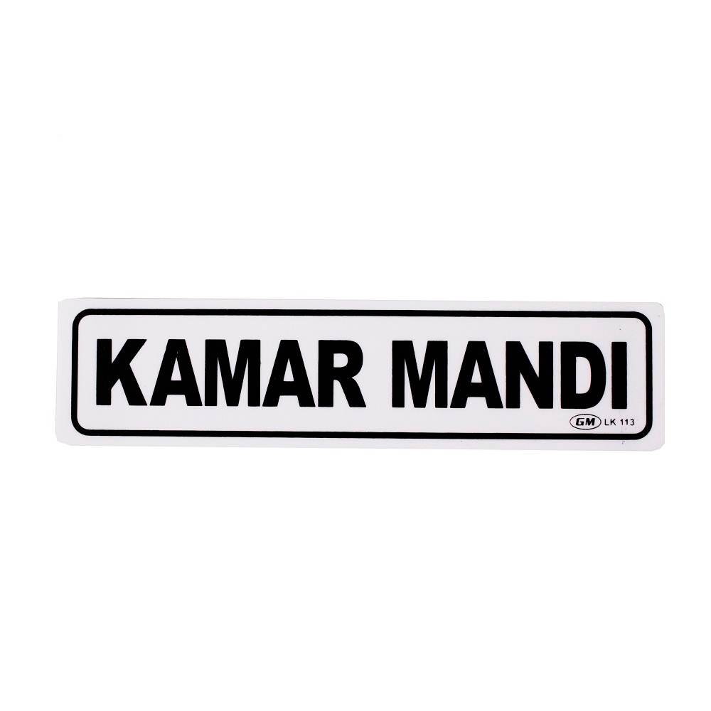 

GM LABEL KAMAR MANDI LK-113 KECIL