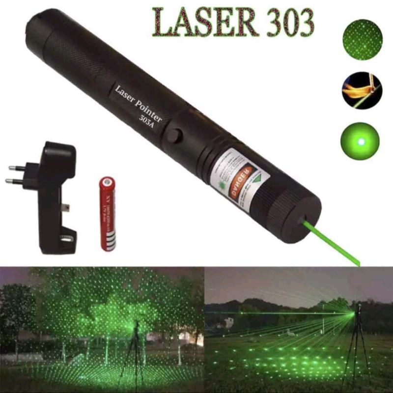 Green Laser Pointer / Laser Pointer Hijau 303