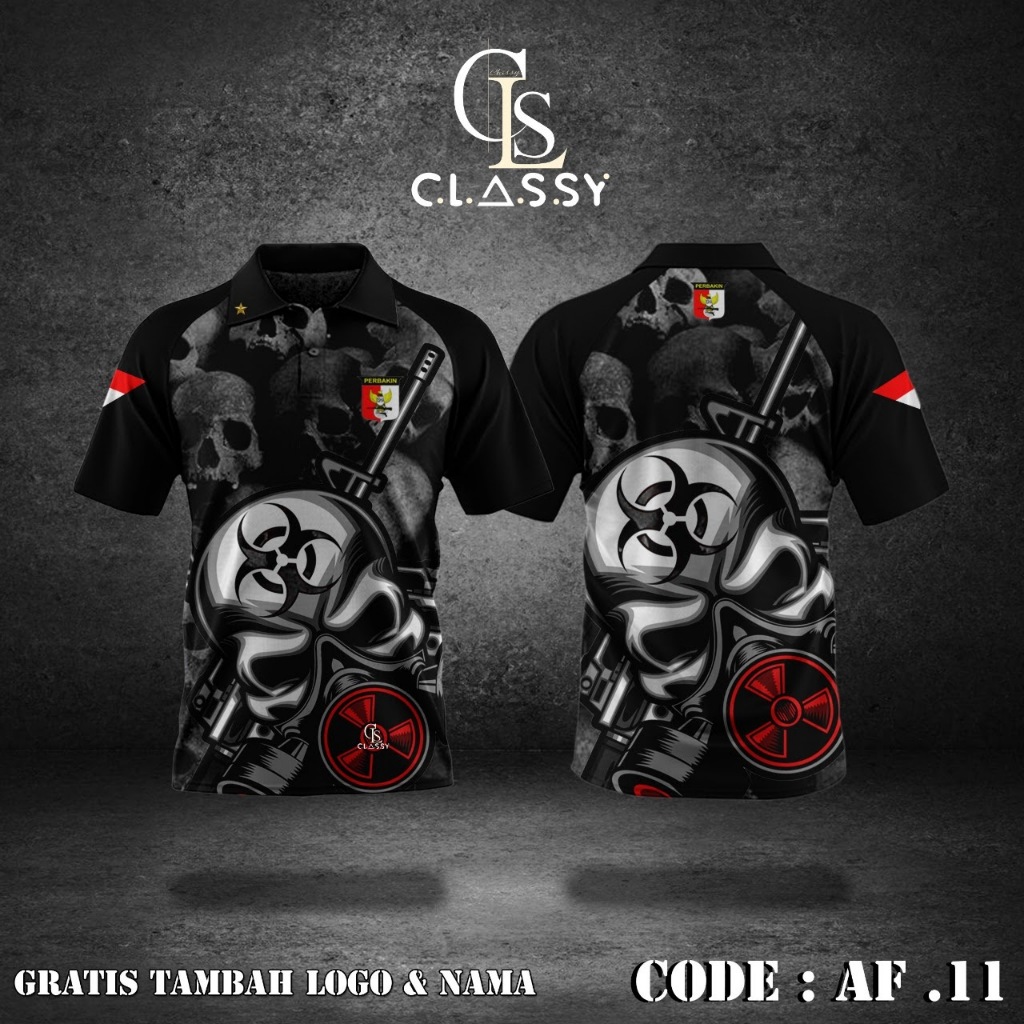 Classy Original Baju PERBAKIN Jersey Olahraga Menembak