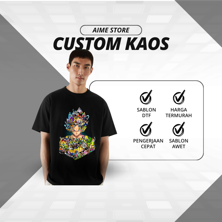 Custom baju sablon / custom baju sablon DTF/ custom t-shirt