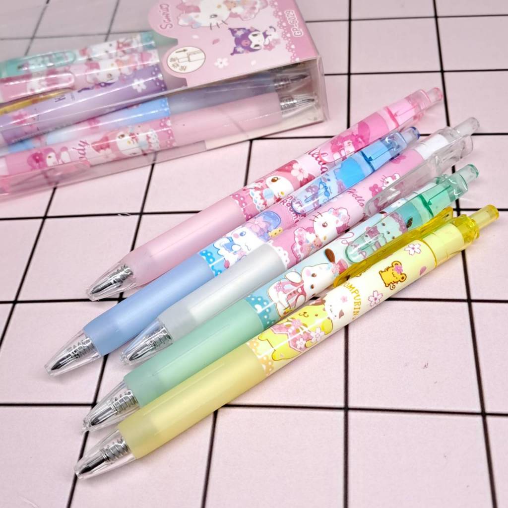 

(12 PCS) Pensil Cetekan Graphic 0,5 mm Hello Kitty Melody Pochacco Cinnamoroll Pompompurin Kuromi