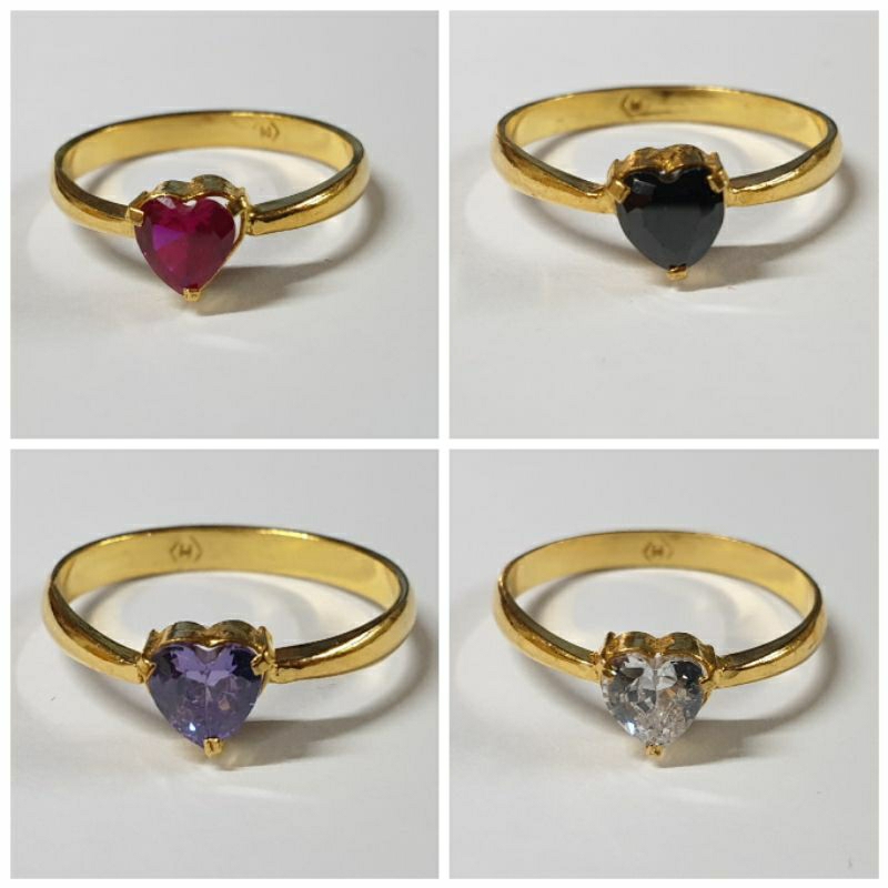 aksesoris emas muda cincin mata love-1gr