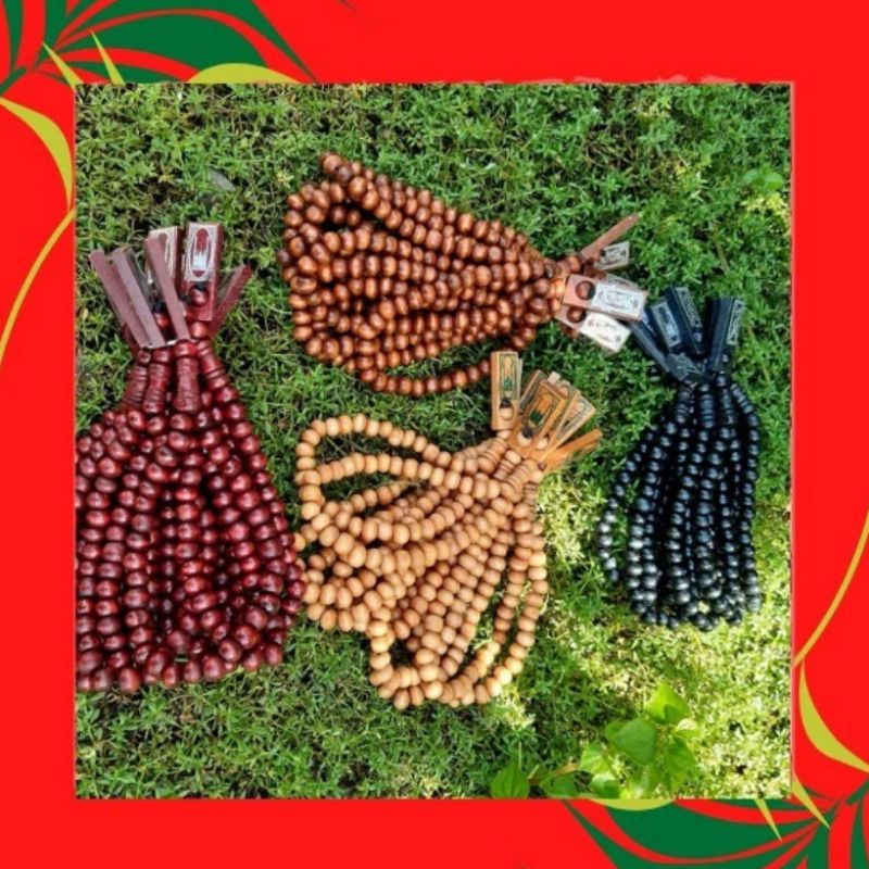 GROSIR/ TASBIH SOVENIR TASBIH 33BUTIR TASBIH KAYU TASBIH MURAH SOVENIR