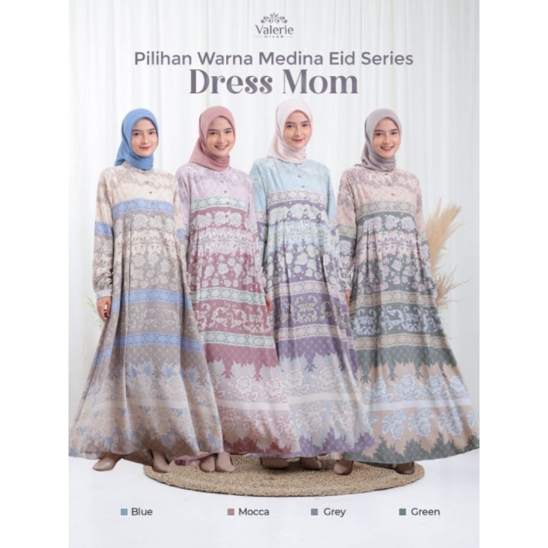 READY SARIMBIT 2024 MEDINA EID Series Valerie Hijab Couple Keluarga Seragam Lebaran