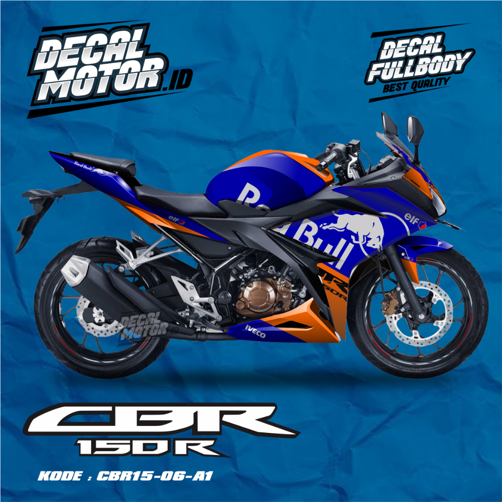 Decal Cbr 150R Full Body - Stiker Cbr 150R - Full Body Striping Cbr 150R- Sticker CBR 150 R Full Bod