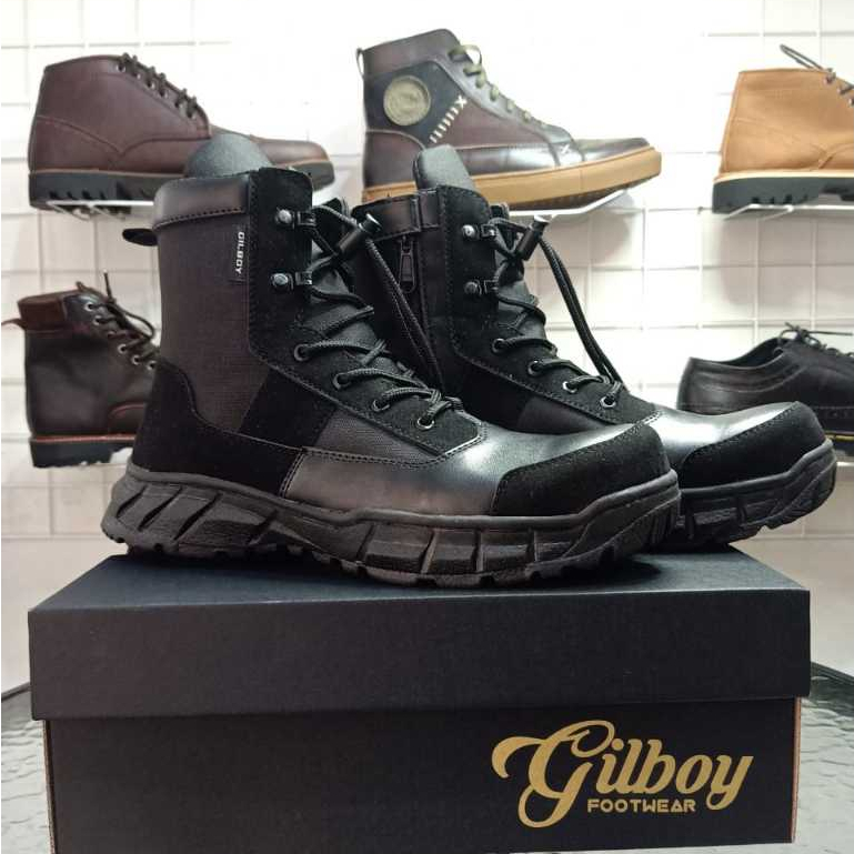 SEPATU BOOTS MIDTRACK TACTICAL BOA BUKAN TALI PUTAR