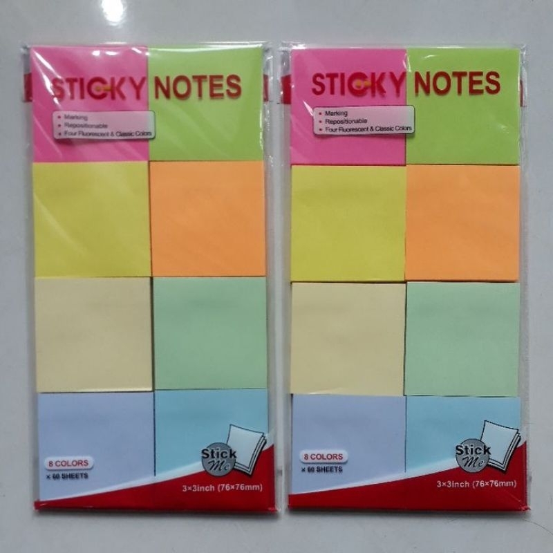 STICKY NOTE AS33U148 3×3 8 COLOR : M&G