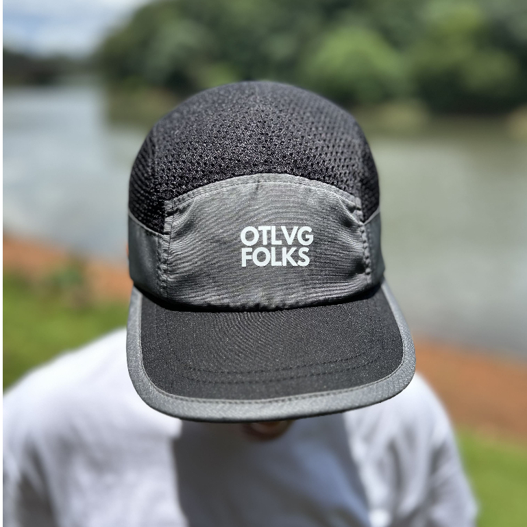 Toblu Cap YAUEH Outliving Folks 5Panel Topi Lari Olahraga Ciele