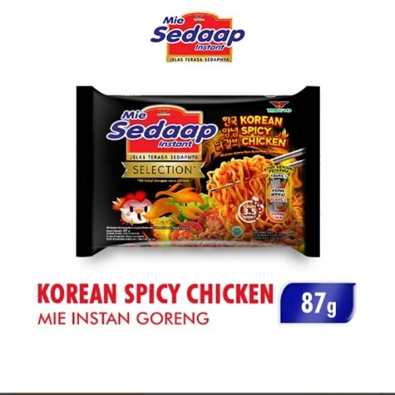 

Sedaap Mie Instant Goreng Selection Korean Spicy Chicken 87 g