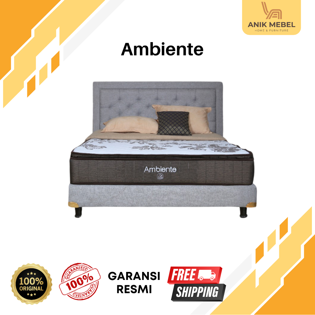 Springbed Airland Ambiente All size Garansi resmi - Anik Mebel & Elektronik Furniture Purwodadi Grob