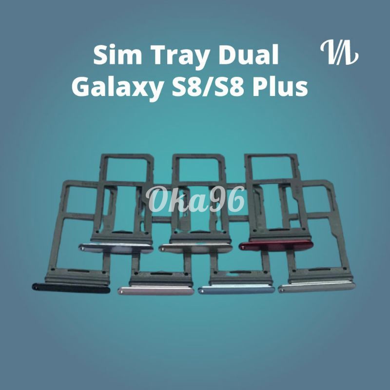 Simtray sim tray samsung galaxy s8 s8+ s8 plus dual sim | tempat sim card