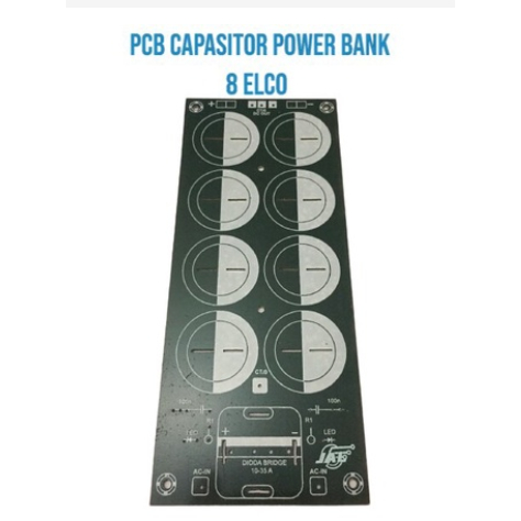 PCB CAPASITOR POWER BANK 8 ELCO PSU 8 ELCO pcb psu 8 elco pcb psu class h 8 elco