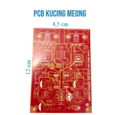 PCB DRIVER POWER 400 WATT TO 1200WATT  pcb power 400 watt