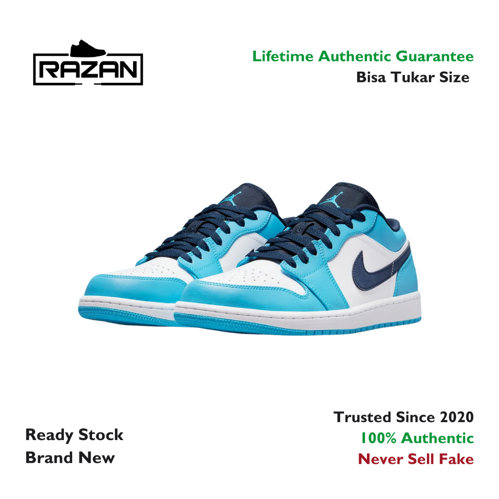 Air Jordan 1 Low UNC 2021 100% Authentic Original