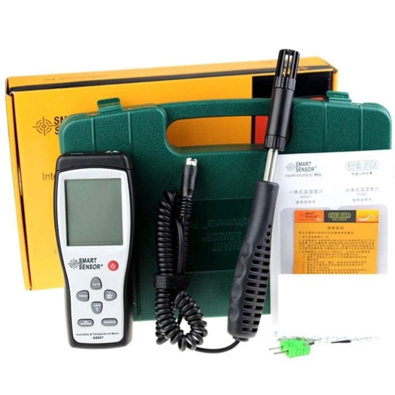 Digital Humidity Temperature Meter K Type Thermocouple Thermometer