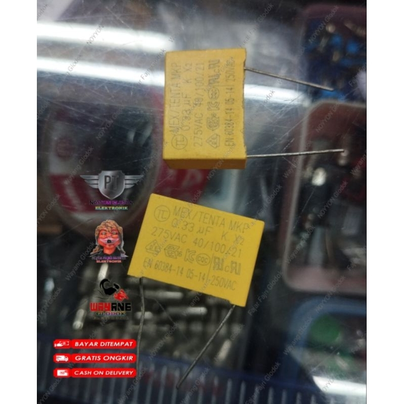 Capacitor MKT MKM MKP 330nF 0.33 uf 275 volt