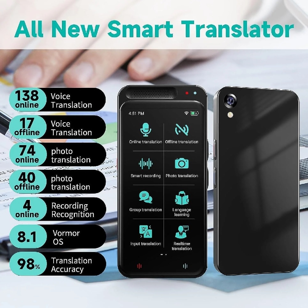 

Z6 - Portable AI Smart Translator - Alat Penerjemah Hingga 138 Bahasa