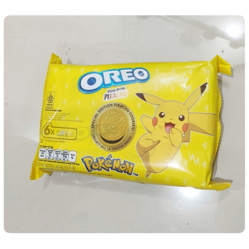 

Oreo X Pokemon Special Edition Oreo Pikachu Choco Banana Limited 165,6 gr