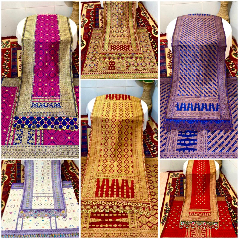 Songket Palembang Asli Tenun Tangan / Udah Bordir Dan Udah Jahit / Obet_Songket