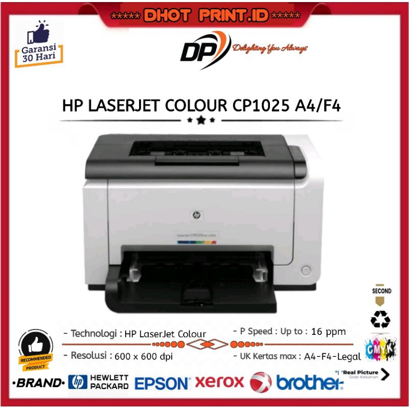 Printer Hp Laserjet  CP1025 A4 Color Bergaransi