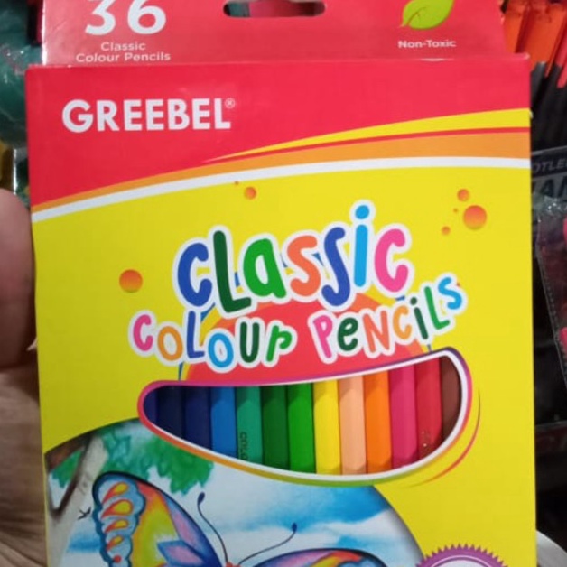 

el terbaru Pensil warna greebel 36 warna 36
