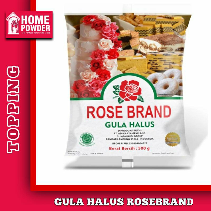 

Promo Gula Halus Rose Brand 500 Gr Topping Donat dan Aneka Minuman