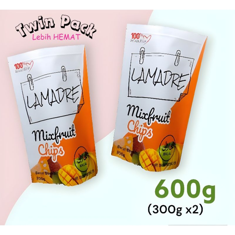 

Twin Pack Mixfruit chips 600g (300g+300g)