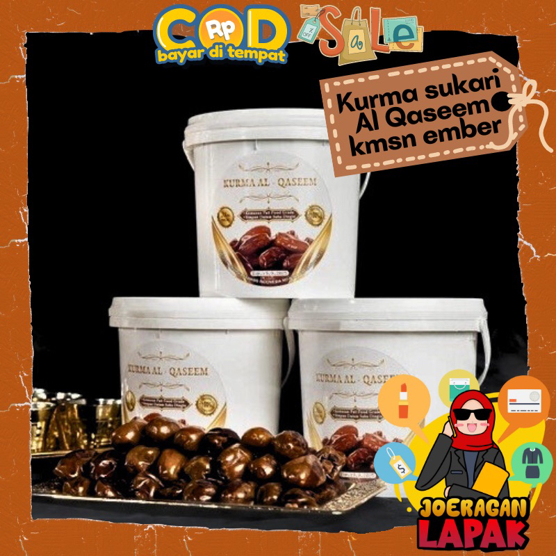 

⭐️JOERAGANLAPAK⭐️KURMA EMBER AL QASEEM 500 GR SUKKARI MANIS DAGING TEBAL ORIGINAL PREMIUM UMKM EXP 2025 RESELLER GROSIR