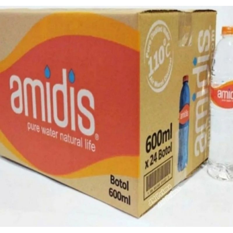 AMIDIS Air Mineral 600 ml 1 DUS ISI 24 BOTOL