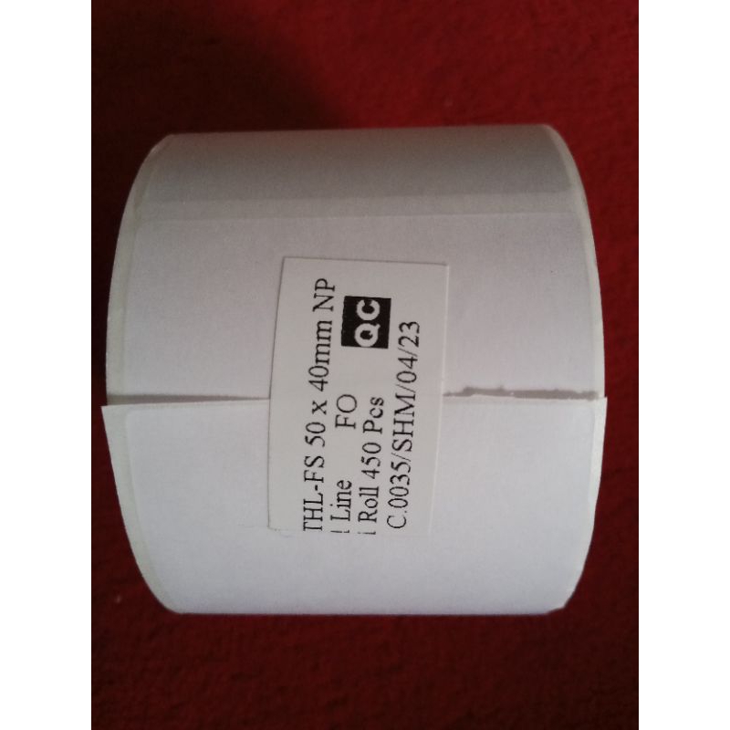 

label thermal 50x40 isi 450 pcs ( cocok label timbangan buah )