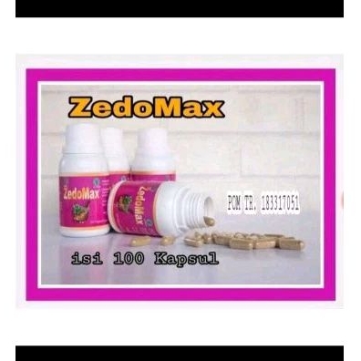 ZedoMax Herbagold Obat Kanker Original Zedo Max Asli Isi 100 Kapsul
