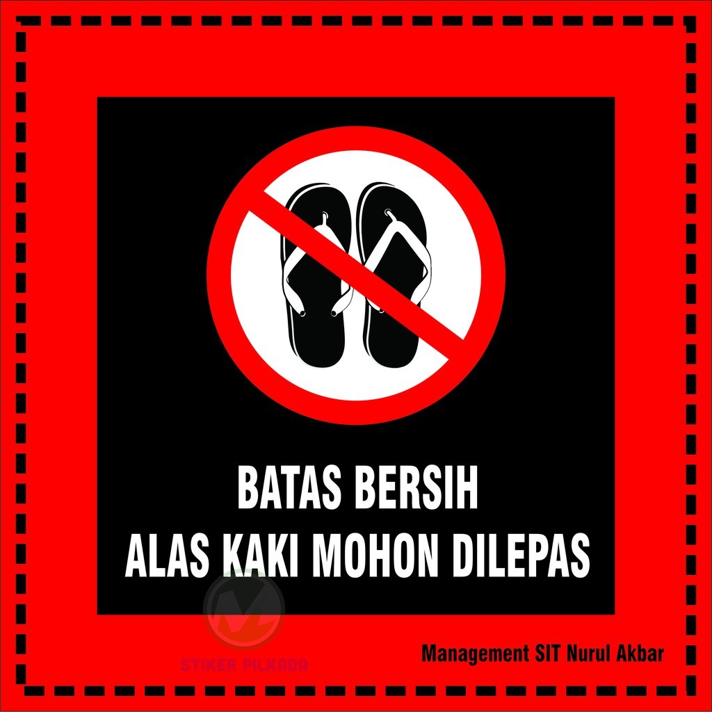 

STIKER VINY BATAS BERSIH KOTAK