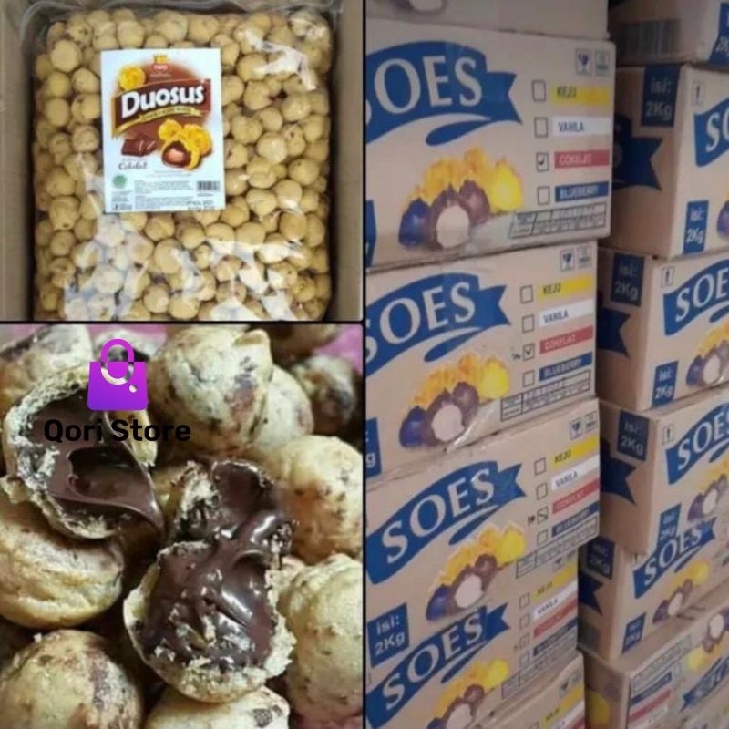 

Qori Store - Duosoes / Duosus Coklat 2kg / 1kg / 500gr / Duosus Coklat / Kue Lebaran / Kue Duo Sus