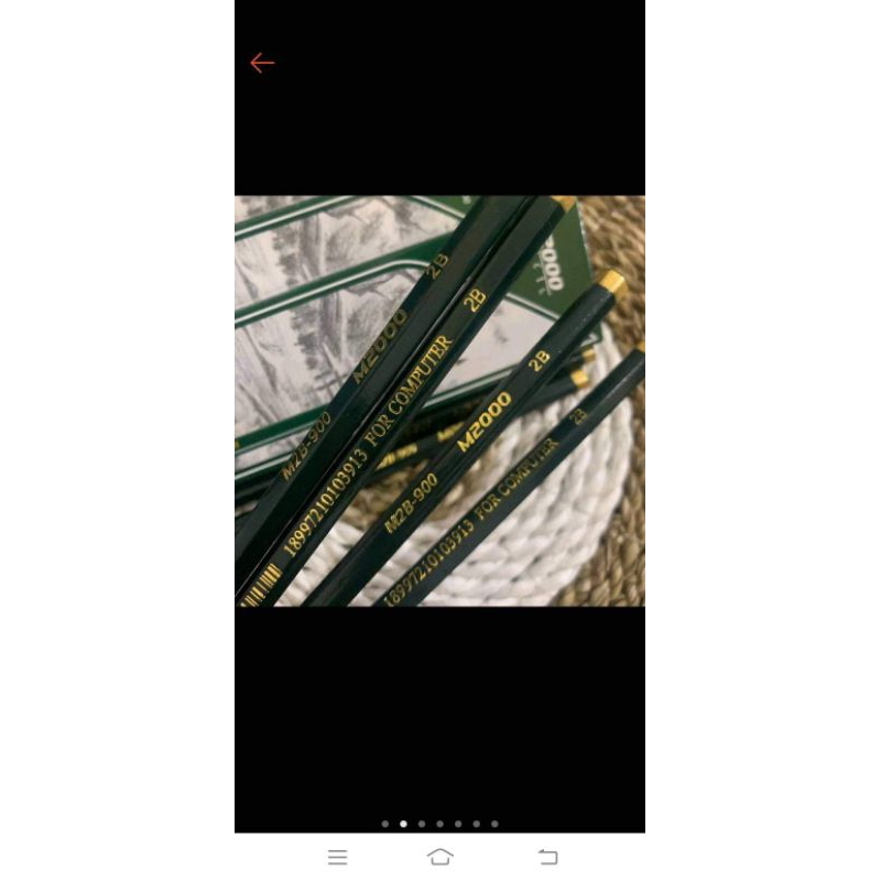 

PENSIL 2B M2000 HIJAU