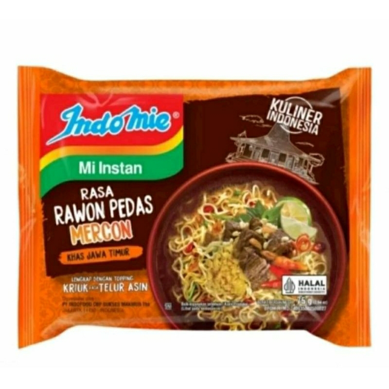 

INDOMIE Rawon pedas, Aceh, Rendang
