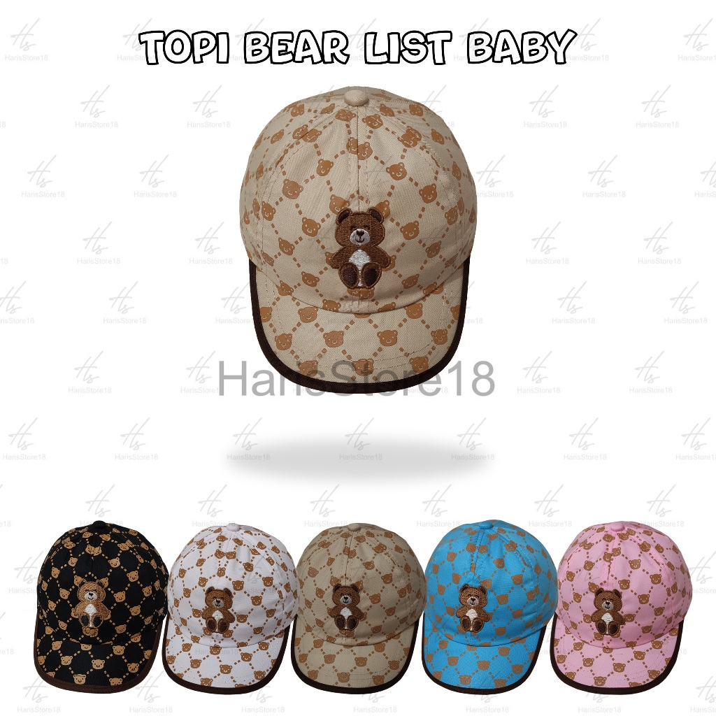 Topi Bayi Bear / Topi Bear / Topi Anak Bayi