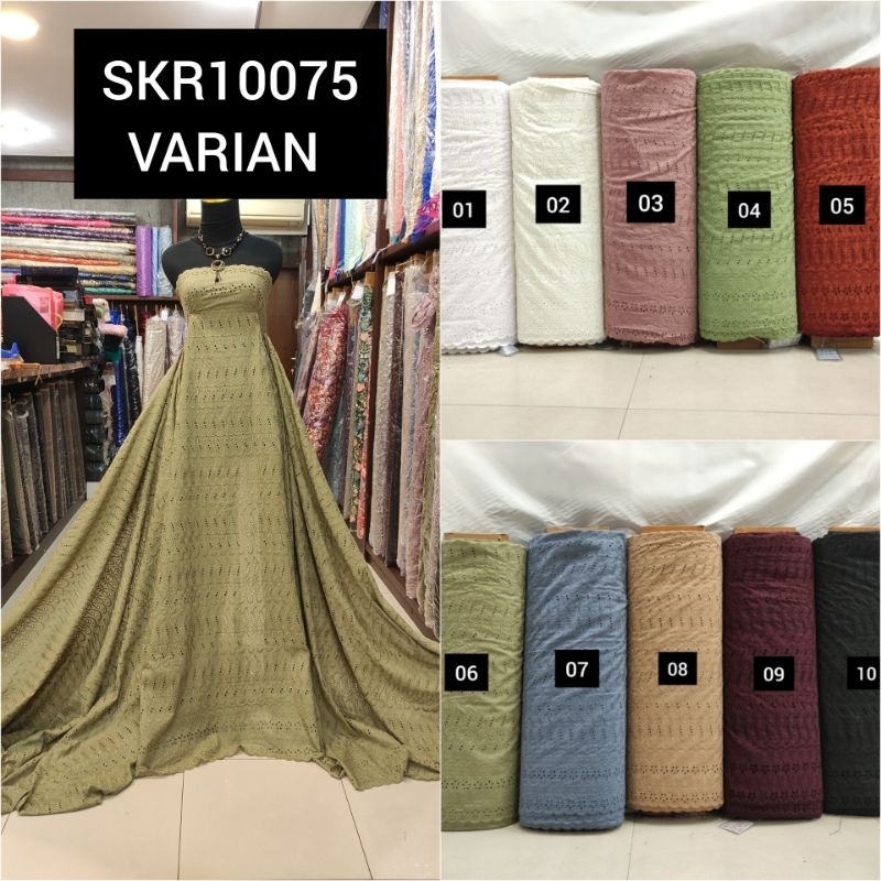 kain Katun Bordir SKR10075 VARIAN