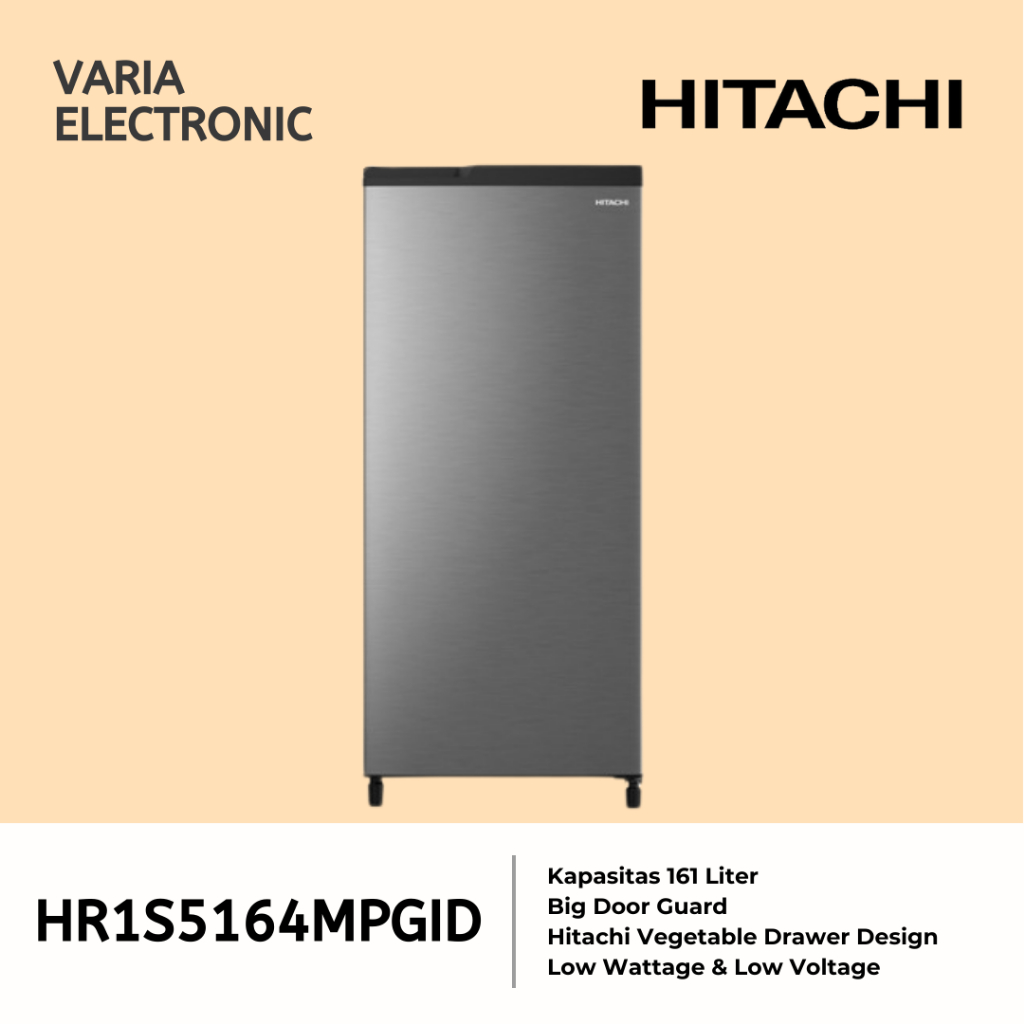 Kulkas 1 Pintu HITACHI HR1S5164MPGID