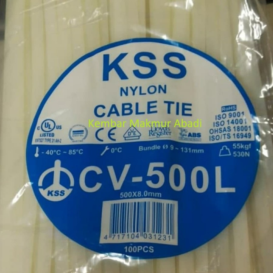 Cable Ties KSS CV500L/Kabel Ties 500x8 KSS/ Ties 50cm KSS CV-500L