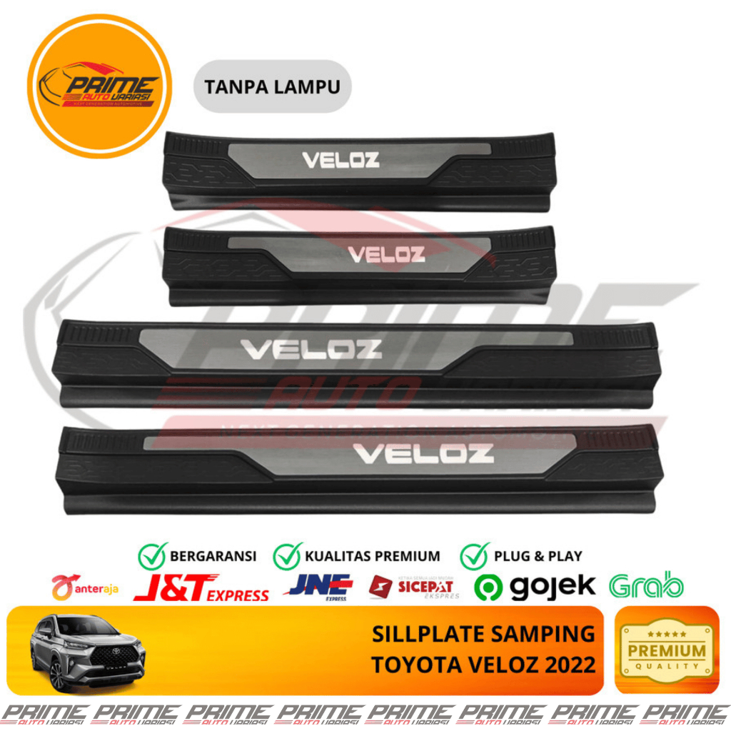 SILL PLATE VELOZ 2022 DOOR SILL PLATE VELOZ 2022 TANPA LAMPU - CCA