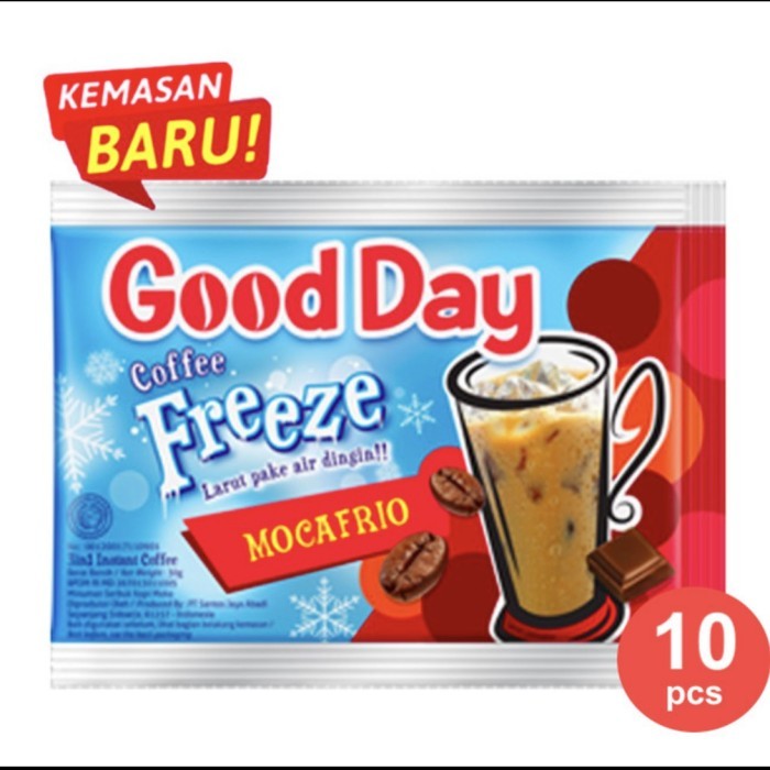 

Kopi GoodDay / Good Day Freeze Mocafrio Renceng - isi 10 pcs