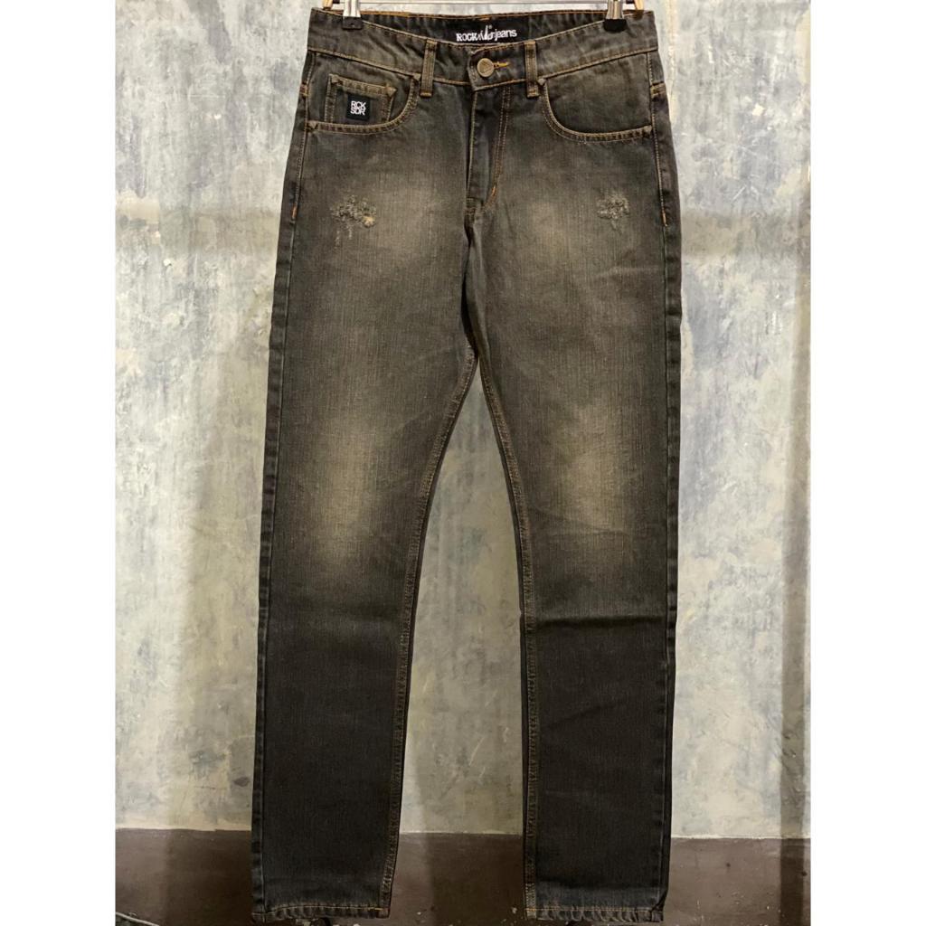 Celana Panjang Jeans ROCKSIDER Retro  NON STRECHT | LP JEANS PROSHOP MIKHA DENIM DARK BROWN NO STREC