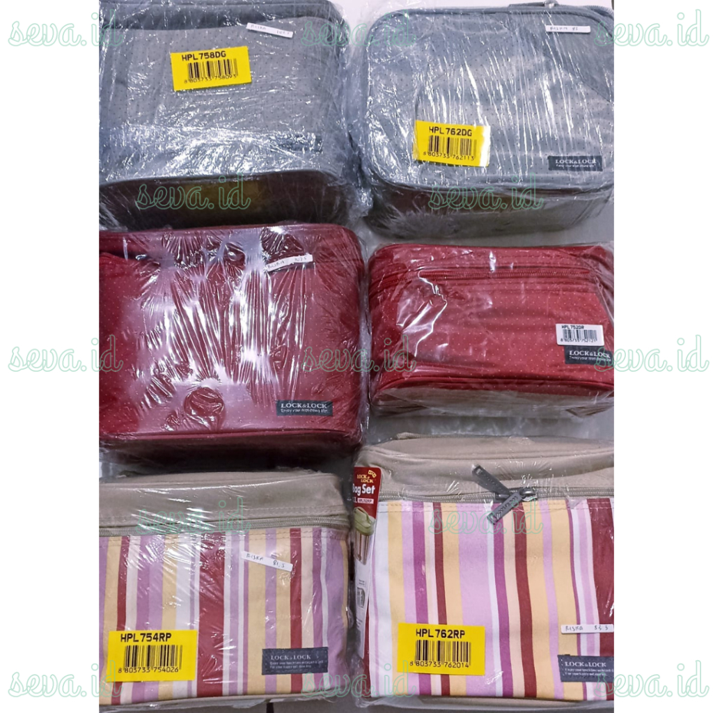 Lock & lock 2Piece lunch bag Lock & lock 3Piece lunch bag Lock n Lock Giftset