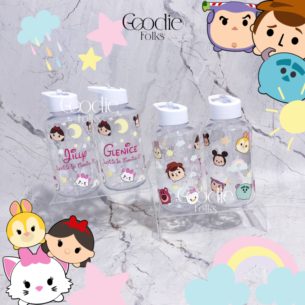 Dundee Straw Tumbler Print Uv Custom Nama / Custom Souvenir Botol Minum Gelas Kaca Lunch box