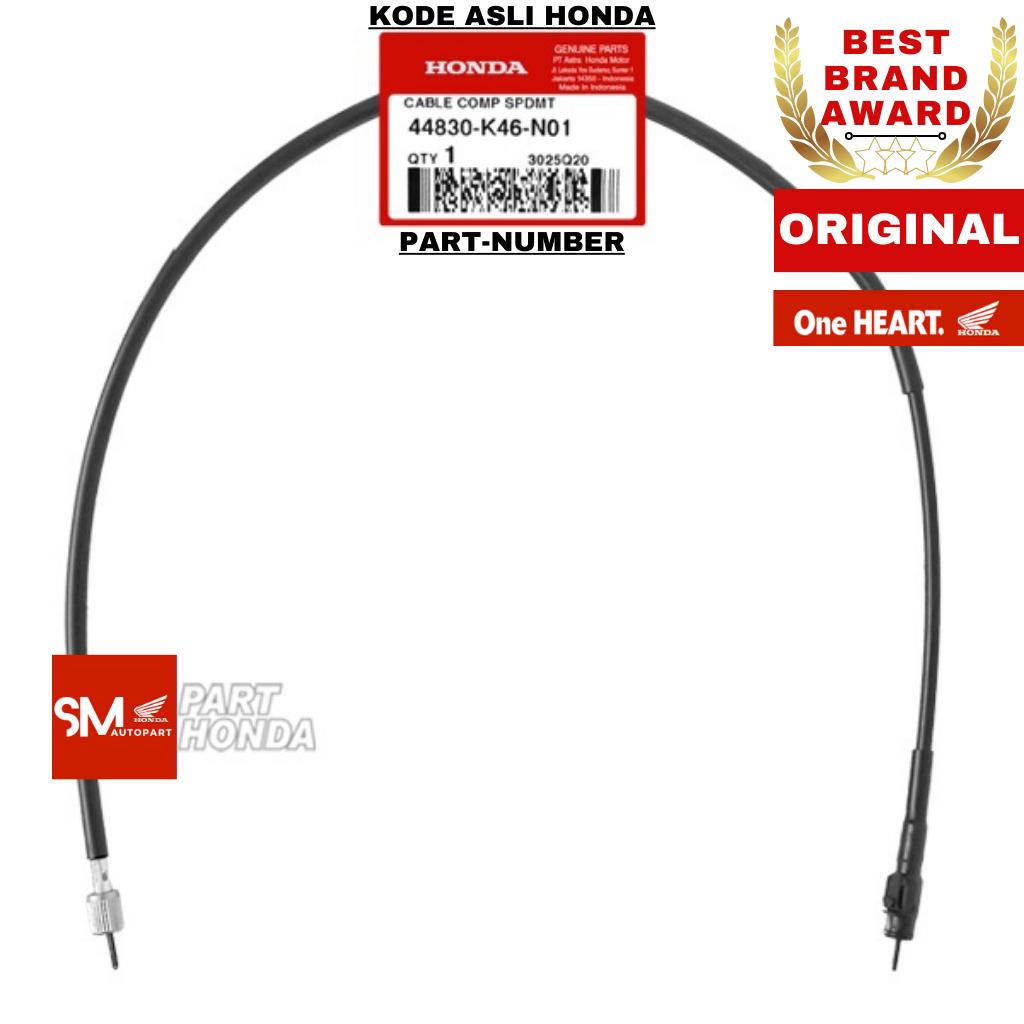 44830-K46-N01 Kabel Spedo Meter Vario 110 Fi Injeksi