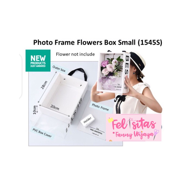 

Photo frame flowers box small 1545S kantong bunga - ATB