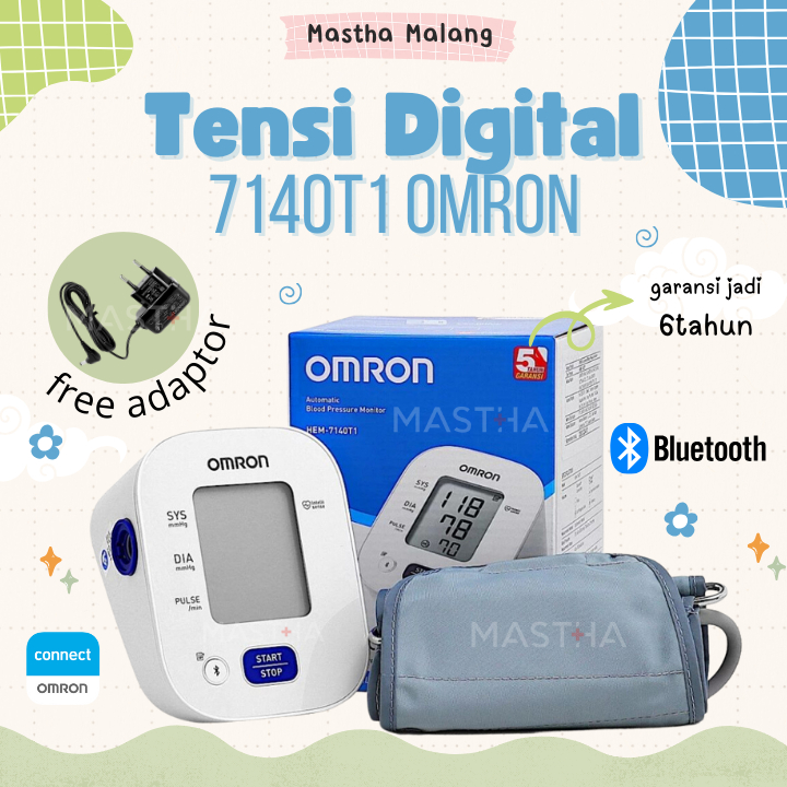 *Mastha Malang* Promo Tensi Omron 7140T1 Bluetooth dengan adaptor Versi Terbaru dari 8712 / Omron Bl
